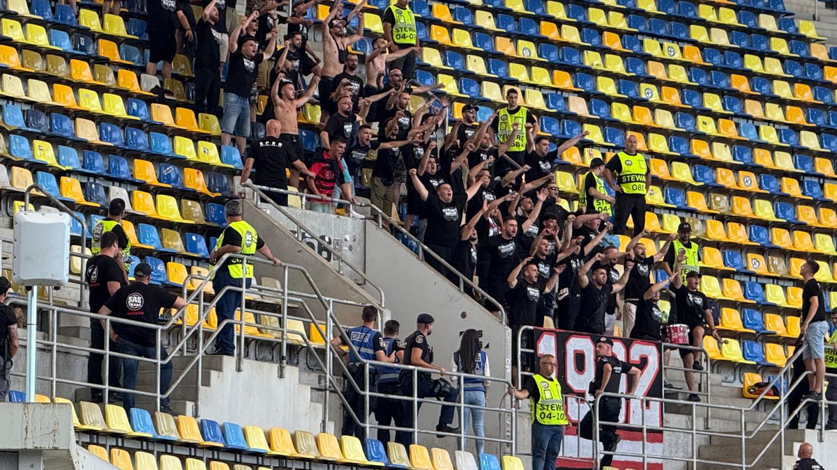 Suporterii lui Shkendija au ajuns la Arena Națională