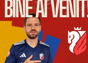 Atacantul ucrainean de 1,91metri înălțime a semnat în Superliga: „Bine ai venit!”