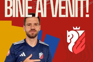 Atacantul ucrainean de 1,91metri înălțime a semnat în Superliga: „Bine ai venit!”