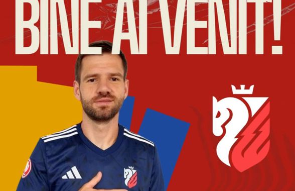 Atacantul ucrainean de 1,91metri înălțime a semnat în Superliga: „Bine ai venit!”