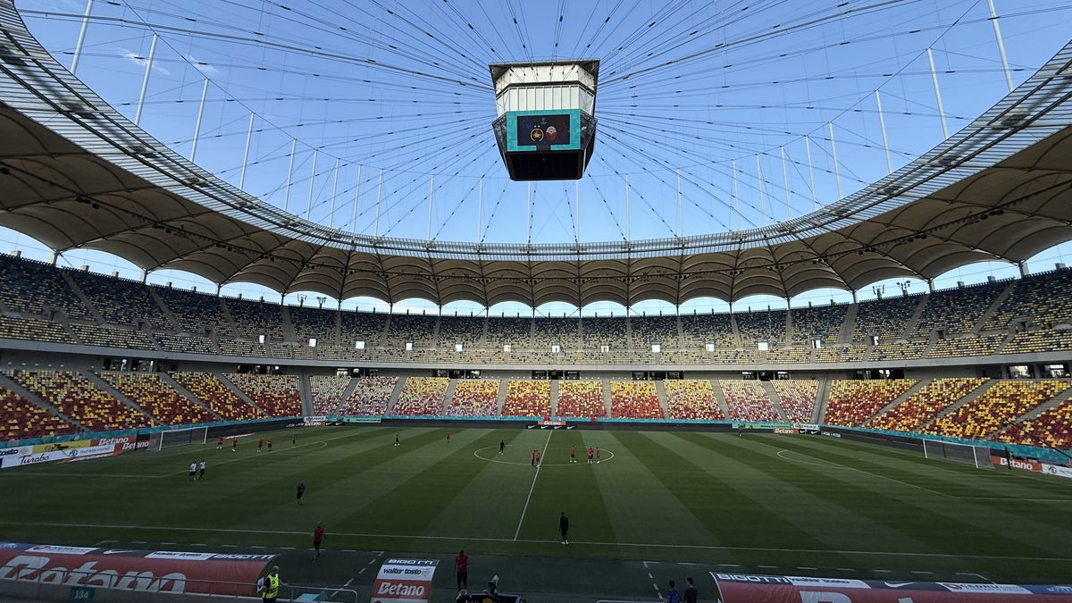 FCSB - Shkendija se joacă pe un gazon impecabil! Imagini de la Arena Națională, înaintea meciului capital de calificare