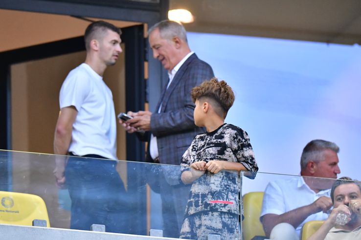 Cum a fost surprins Florin Tănase, în timpul returului dintre FCSB și Shkendija // foto: Ionuț Iordache (GSP)