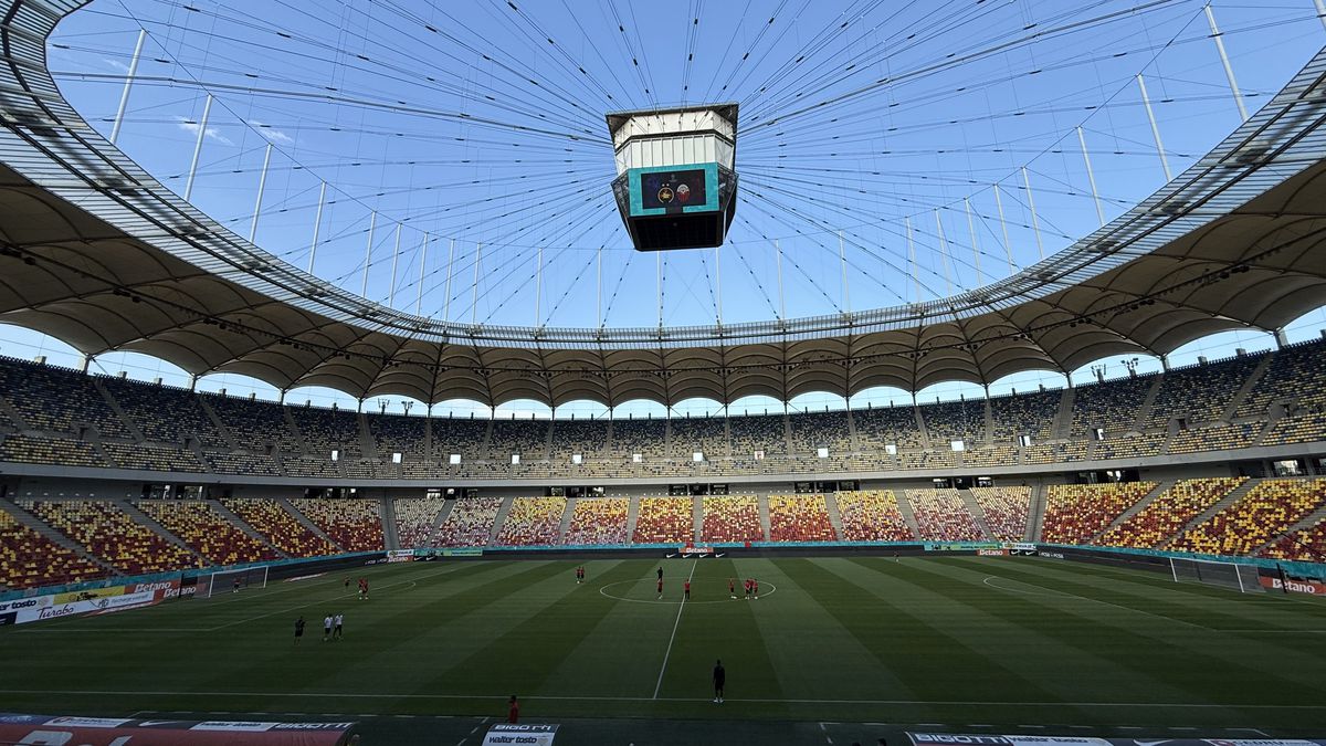 FCSB - Shkendija se joacă pe un gazon impecabil! Imagini de la Arena Națională, înaintea meciului capital de calificare