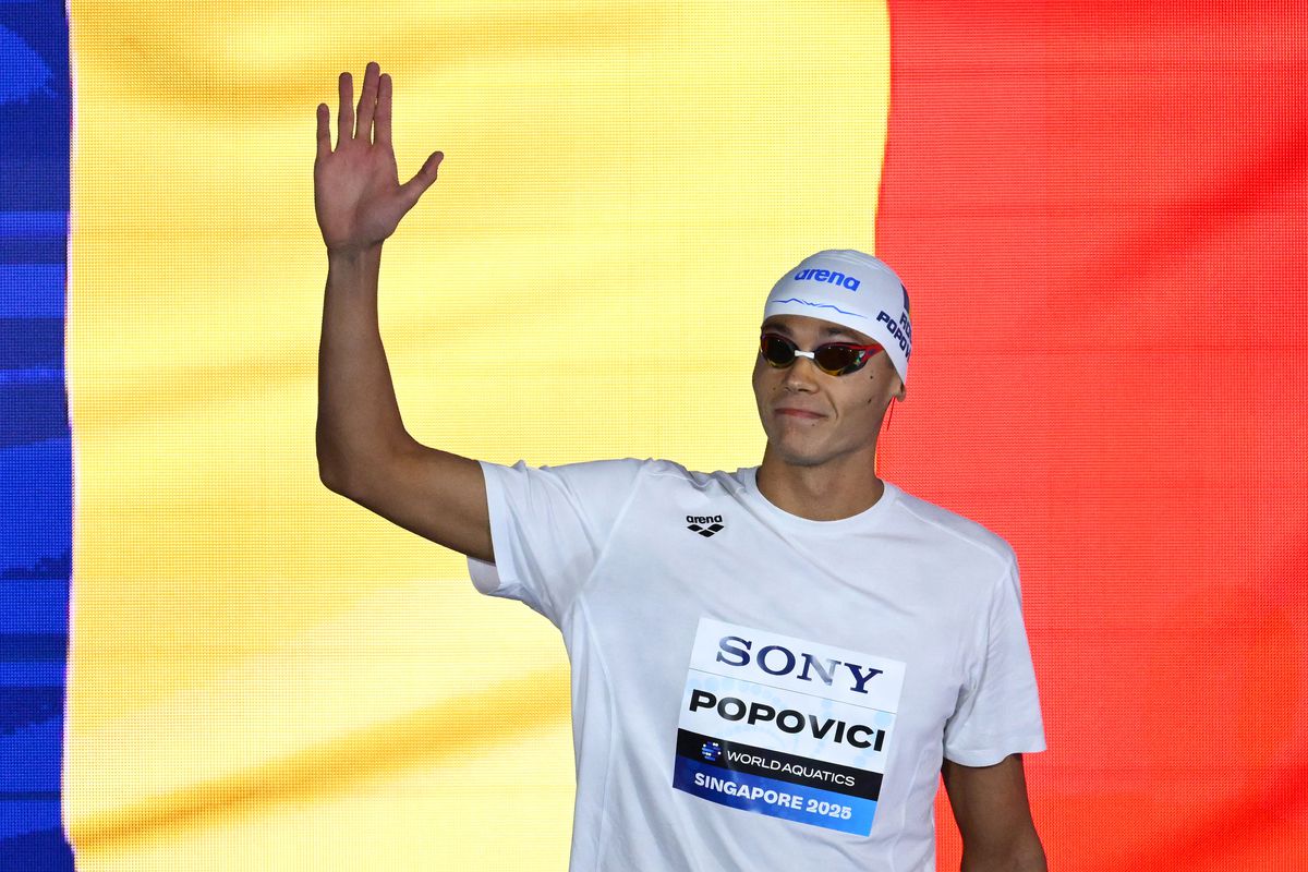 David Popovici, prima reacție după calificarea în finala de la 100 m: „Nu știam de Pan Zhanle... Am vrut doar să mă calific, dar mi-am depășit așteptările”