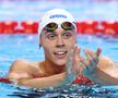 David Popovici, în semifinala probei de la 100 m liber. FOTO: Getty Images