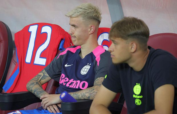 Schimbat de Becali la pauză, Tavi Popescu a reacționat nervos » Imaginile surprinse de fotoreporterul GSP