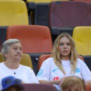 Anca Surdu, iubita lui Denis Alibec, la FCSB - Shkendija / Foto: Ionuț Iordache (GSP)