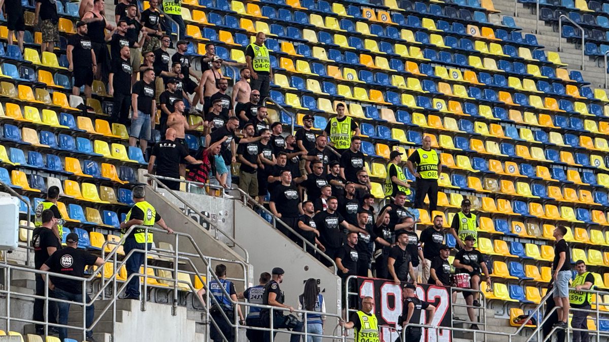 Suporterii lui Shkendija au ajuns la Arena Națională