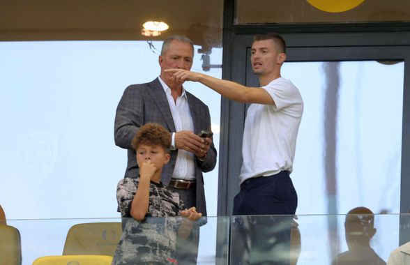 Absent de la FCSB - Shkendija, a urmărit meciul din tribune cu Teia Sponte