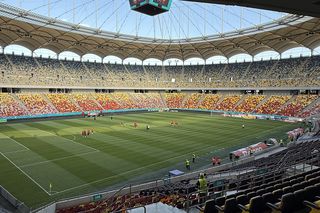 FCSB - Shkendija se joacă pe un gazon impecabil! Imagini de la Arena Națională, înaintea meciului capital de calificare