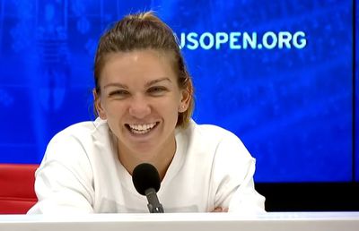 SIMONA HALEP LA US OPEN // Moment haios la conferința Simonei! Jurnaliștii au izbucnit în râs la povestea româncei: „A venit la mine în vestiar, după meci”