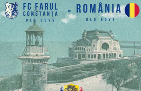 Legendele Farului și ale României joacă un meci de gală la Constanța! Nume uriașe în cele două loturi