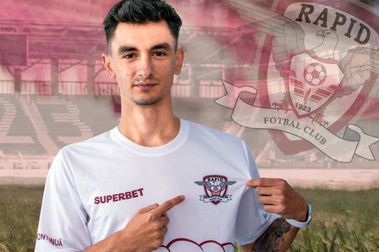 Rapid l-a transerat pe Albert Stahl / Sursă foto: Facebook @FC Rapid 1923