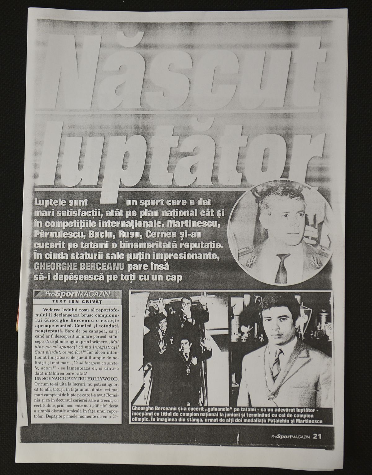 Gheorghe Berceanu - In memoriam