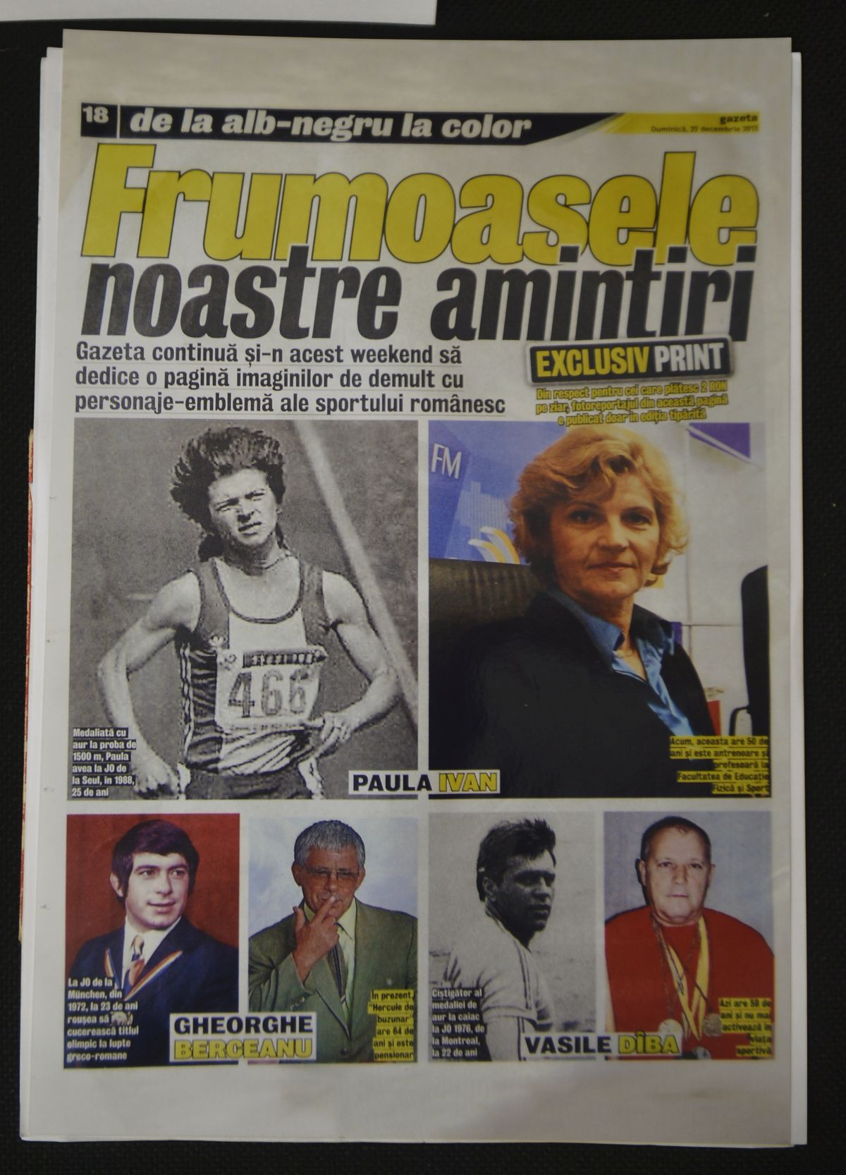 Gheorghe Berceanu, fostul campion olimpic și mondial la lupte greco-romane, a încetat din viață, astăzi, la Slatina