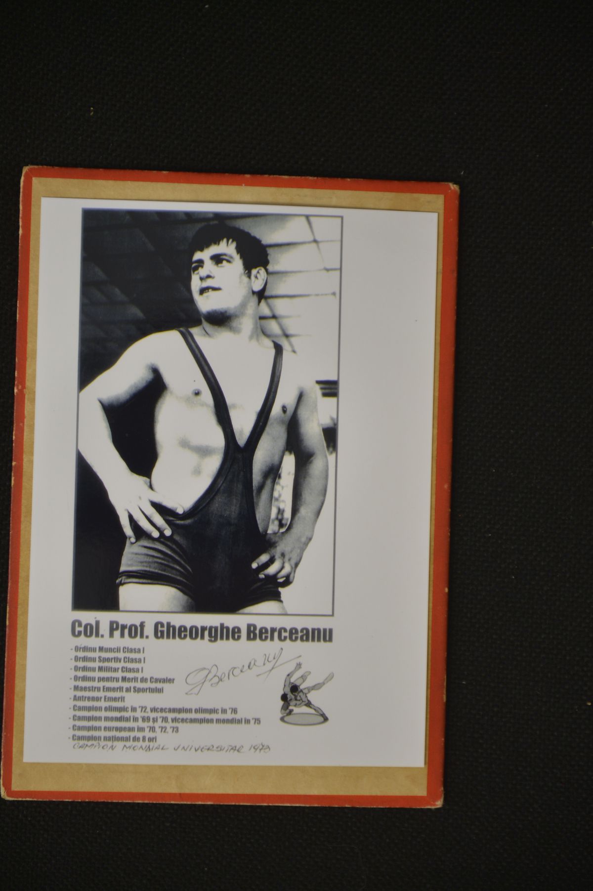 Gheorghe Berceanu, fostul campion olimpic și mondial la lupte greco-romane, a încetat din viață, astăzi, la Slatina