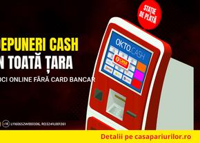 Joci cu bani cash? Depui în contul online printr-o metodă fresh!
