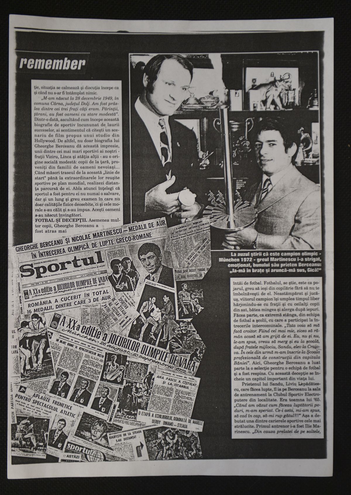 Gheorghe Berceanu - In memoriam