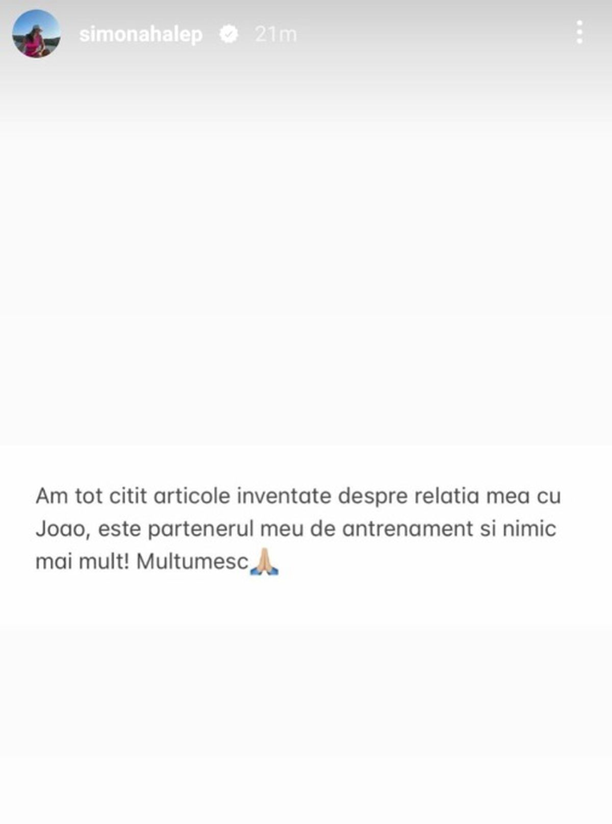 Reacția Simonei Halep despre presupusa relație cu Joao Monteiro