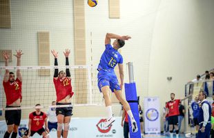 Naționala masculină a României a debutat cu o înfrângere la Campionatul European