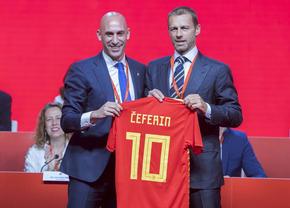 Președintele UEFA, prima reacție în „cazul Rubiales”: a caracterizat într-un cuvânt gestul subalternului