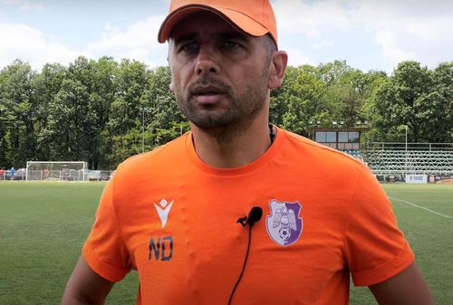 Nicolae Dică (44 de ani), antrenorul de la FC Argeș, aspru contestat de suporterii piteșteni, a avut un discurs extrem de emoționant.