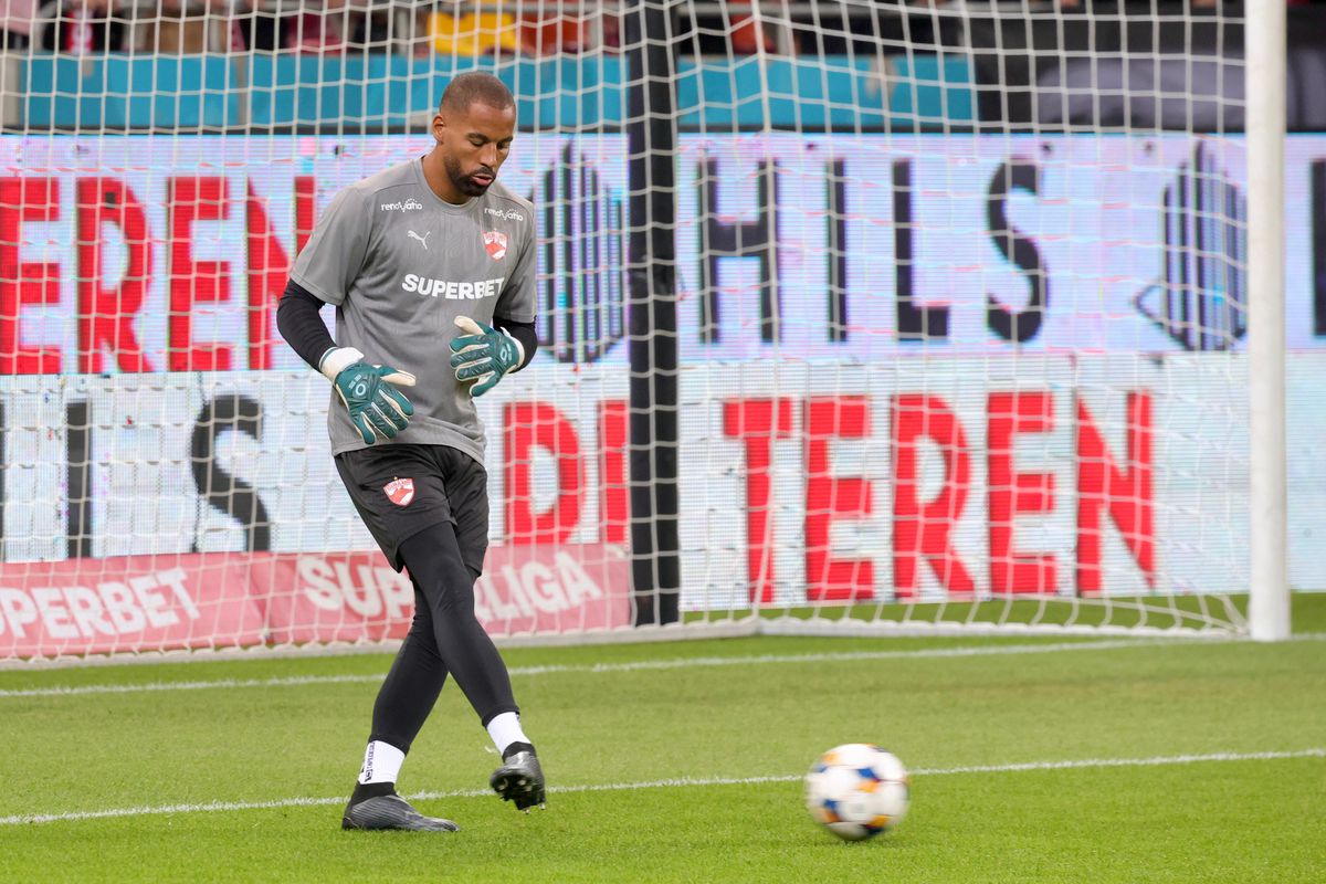 Dinamo - Hermannstadt, imagini de la încălzire