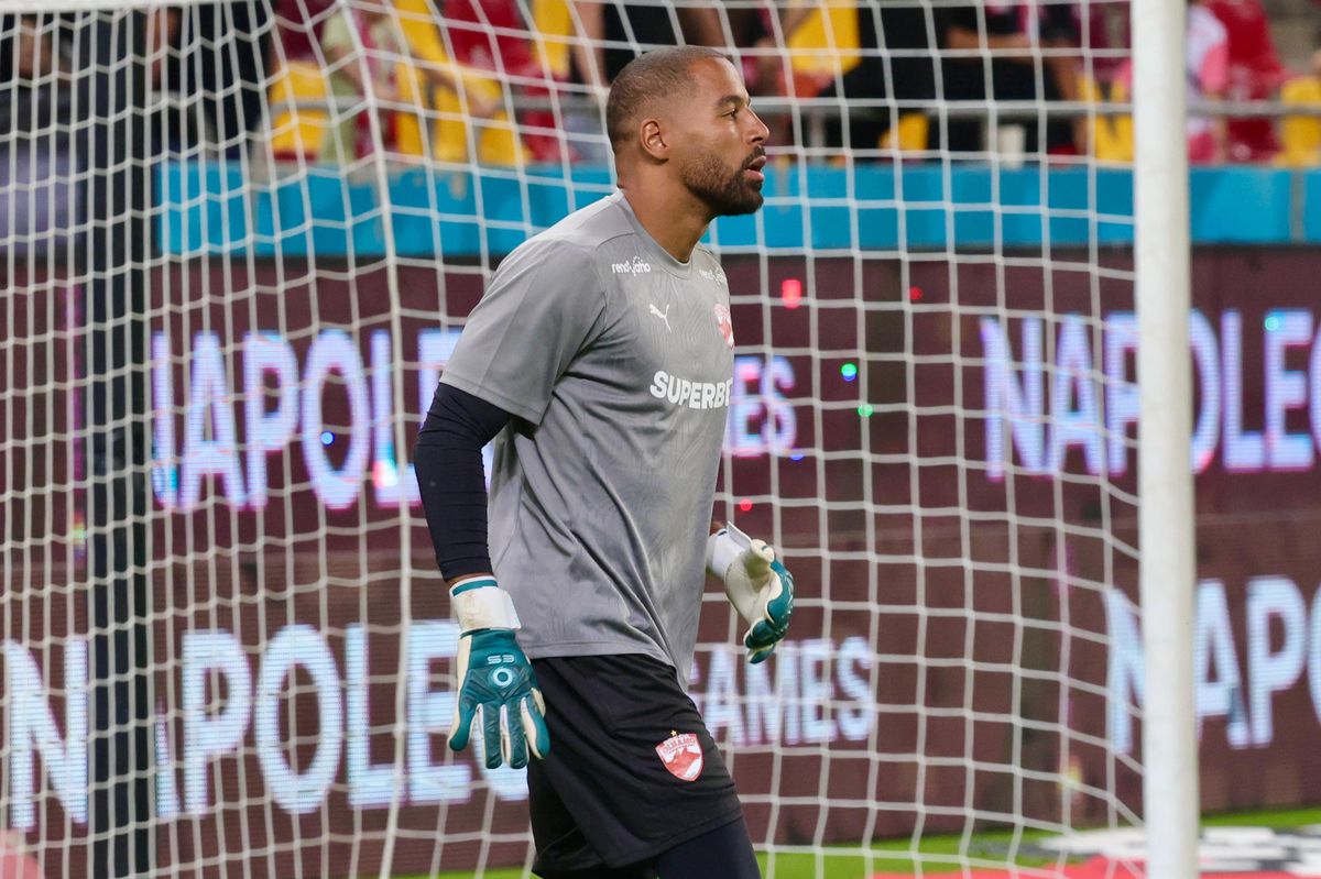 Dinamo - Hermannstadt, imagini de la încălzire