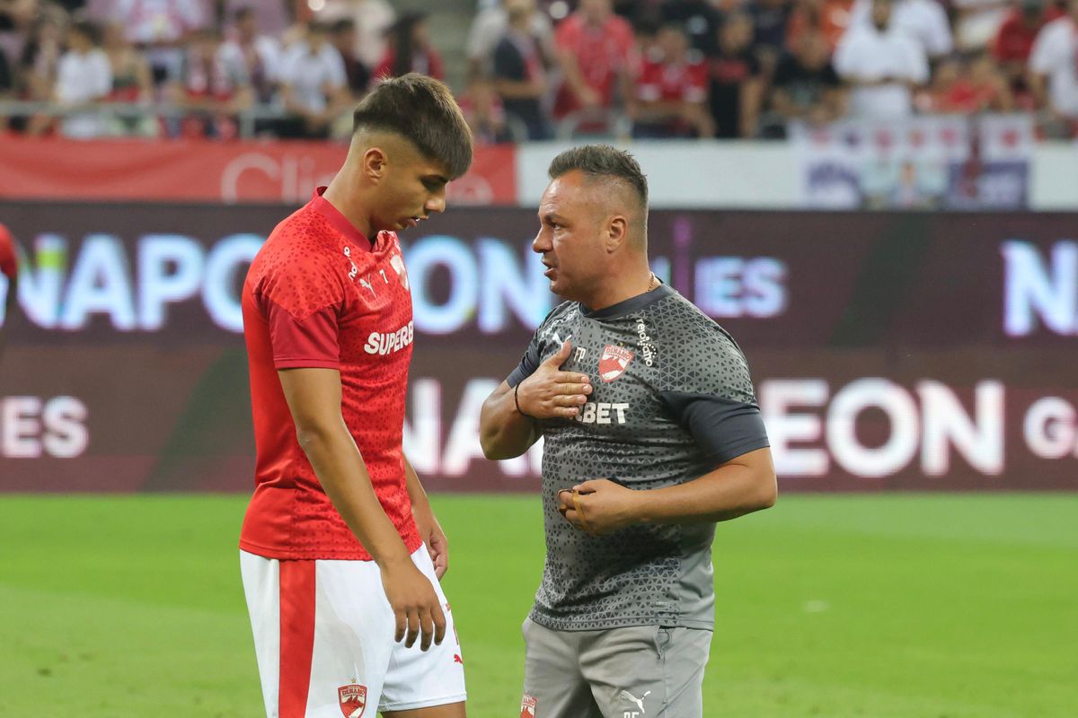 Dinamo - Hermannstadt, imagini de la încălzire