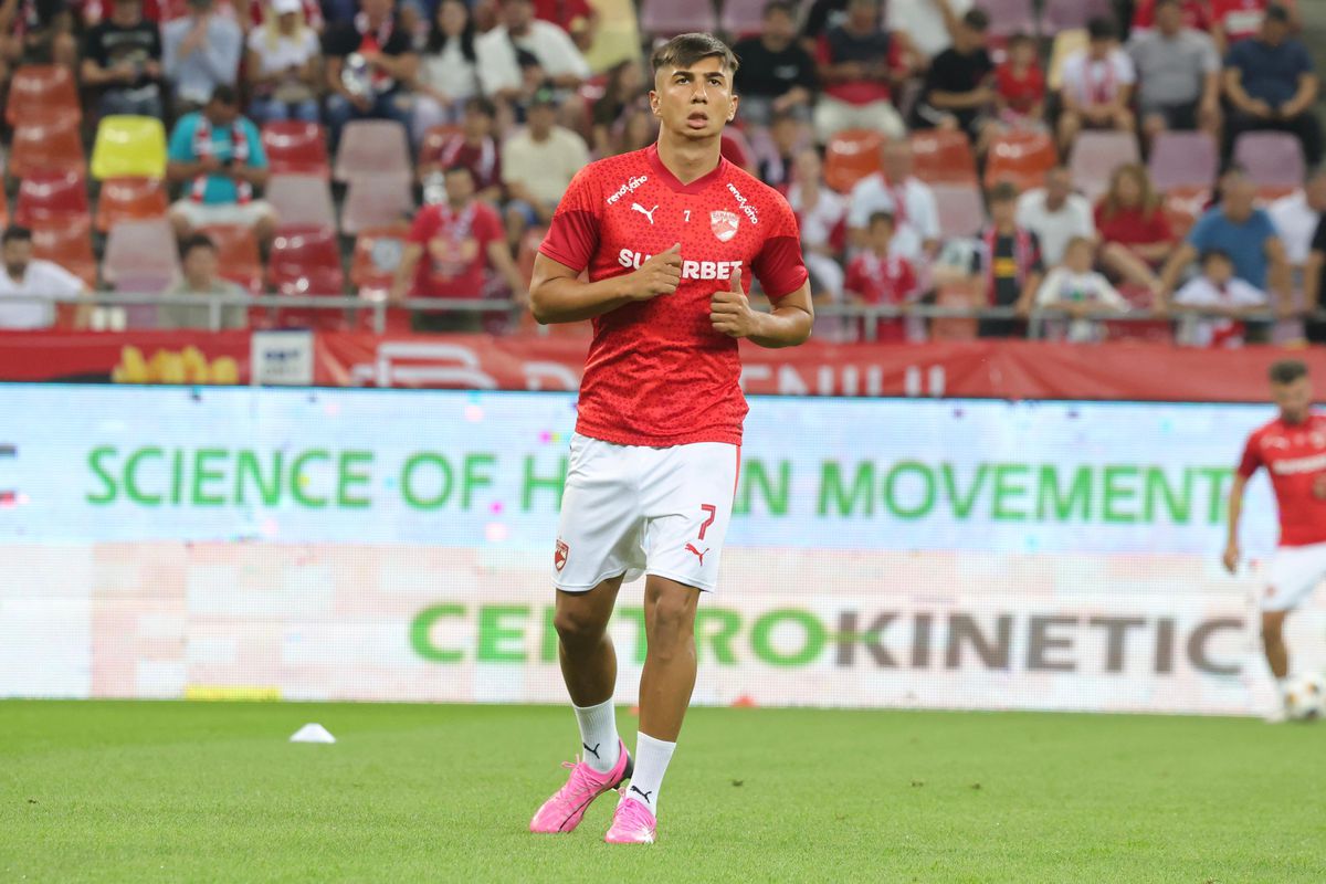 Dinamo - Hermannstadt, imagini de la încălzire