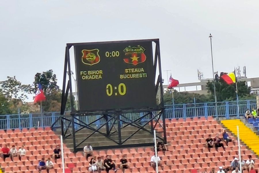 FC Bihor - Steaua se joacă pe legendarul „Iuliu Bodola” / Sursă foto: Facebook@ Suntem prezenți Final de etapă în Liga 2 » Cum arată clasamentul
