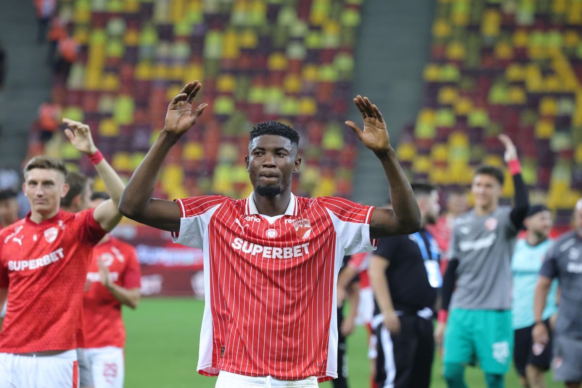 Imagini la finalul partidei Dinamo - Hermannstadt