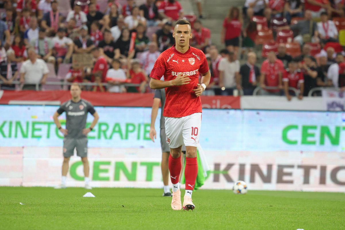 Dinamo - Hermannstadt, imagini de la încălzire