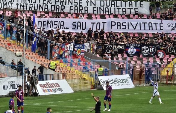 Protest și la eșecul dur de la Oradea » Peluza Sud Steaua: „Demisia... Sau tot pasivitate?”