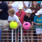 Kamil Majchrzak a devenit, fără voie, subiectul unor imagini virale după meciul său maraton câștigat la US Open / Captură US Open