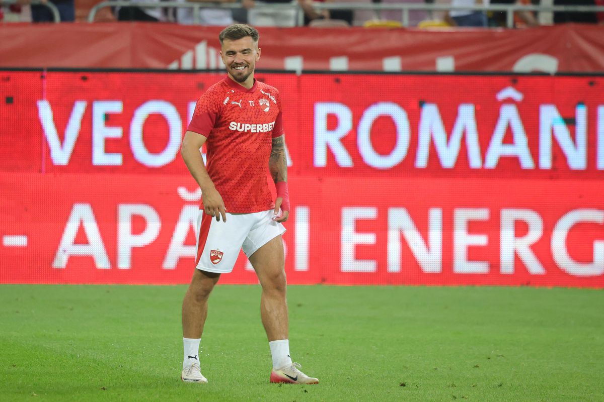 Dinamo - Hermannstadt, imagini de la încălzire