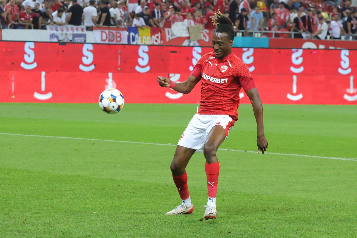 Dinamo - Hermannstadt, imagini de la încălzire