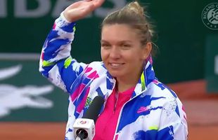 VIDEO Simona Halep, primele declarații după victoria cu Irina Begu de la Roland Garros + Românul care a arborat steagul în tribune