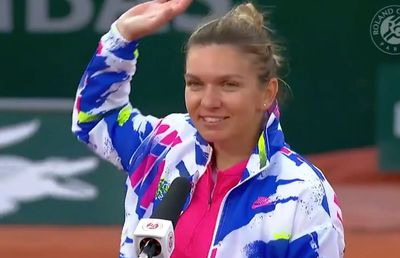 VIDEO Simona Halep, primele declarații după victoria cu Irina Begu de la Roland Garros + Românul care a arborat steagul în tribune