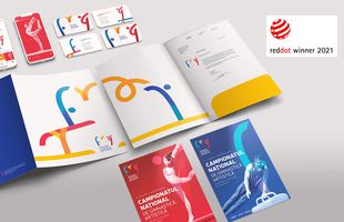 VMLY&R Commerce câstigă pentru Federația Română de Gimnastică  un premiu Red Dot Design Award 2021