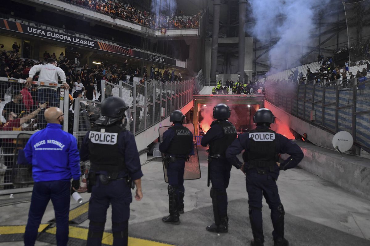 Marseille - Galatasaray, incidente fani / 30 septembrie 2021