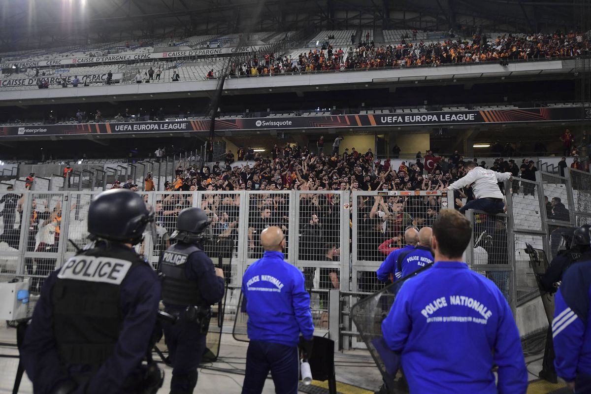 Marseille - Galatasaray, incidente fani / 30 septembrie 2021