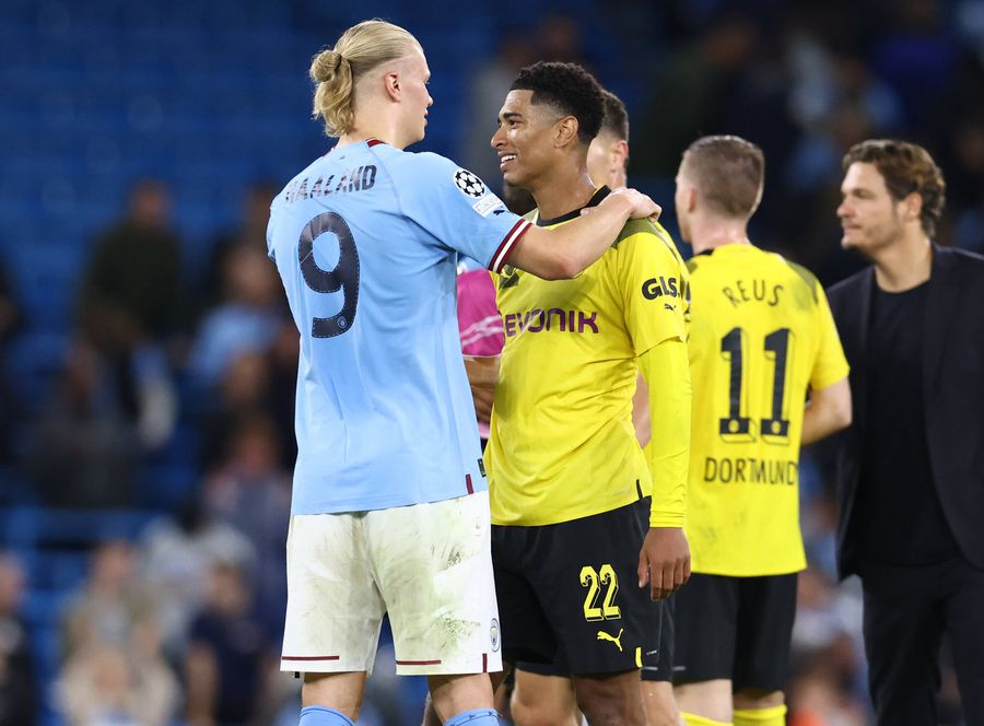 Haaland și Bellingham, Foto: Imago Images Avertisment în privința lui Jude Bellingham, starul din Bundesliga: „Va sfârși precum Jack Grealish dacă va semna cu Manchester City”