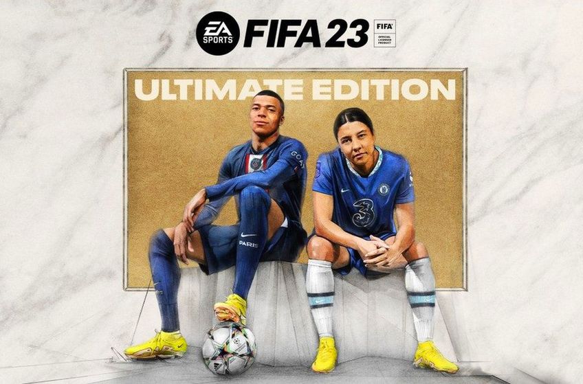 Kylian Mbappe și Sam Kerr, fotbaliștii aflați pe coperta jocului FIFA 23