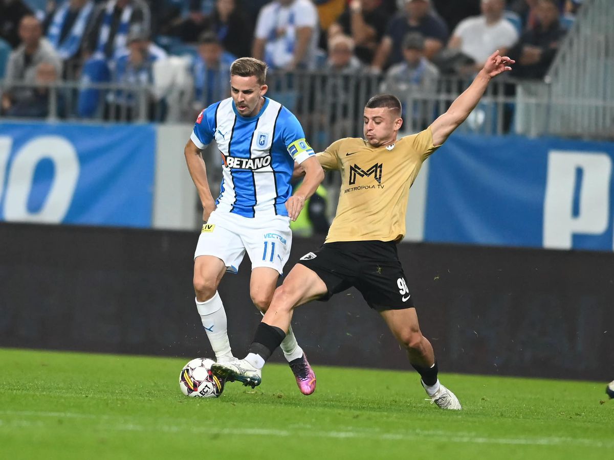 Fază complicată în Universitatea Craiova - FC Voluntari » Oltenii au cerut penalty, Istvan Kovacs ratase momentul! Decizia luată după intervenția VAR