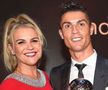 Katia Aveiro, alături de Cristiano Ronaldo / Sursă foto: Guliver/Getty Images