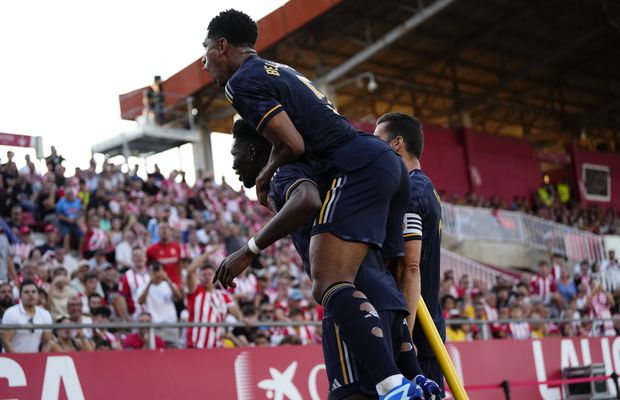 Girona - Real Madrid 0-3 » Formația lui Carlo Ancelotti e noul lider din La Liga