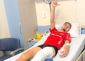 Dragoș Iancu, externat din spital » Prima reacție a fotbalistului de la Hermannstadt