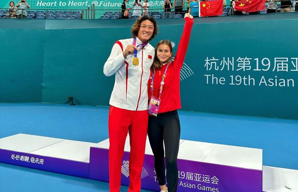 Chinezul care lucrează cu românca Julia Moldovan a cucerit medalia de aur la Jocurile Asiatice! Performanță pe măsură după un an cu multe premiere