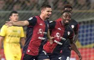 Nebunie totală în Parma - Cagliari, duelul românilor din Serie A! 5 goluri într-un meci în care Man și Marin au marcat